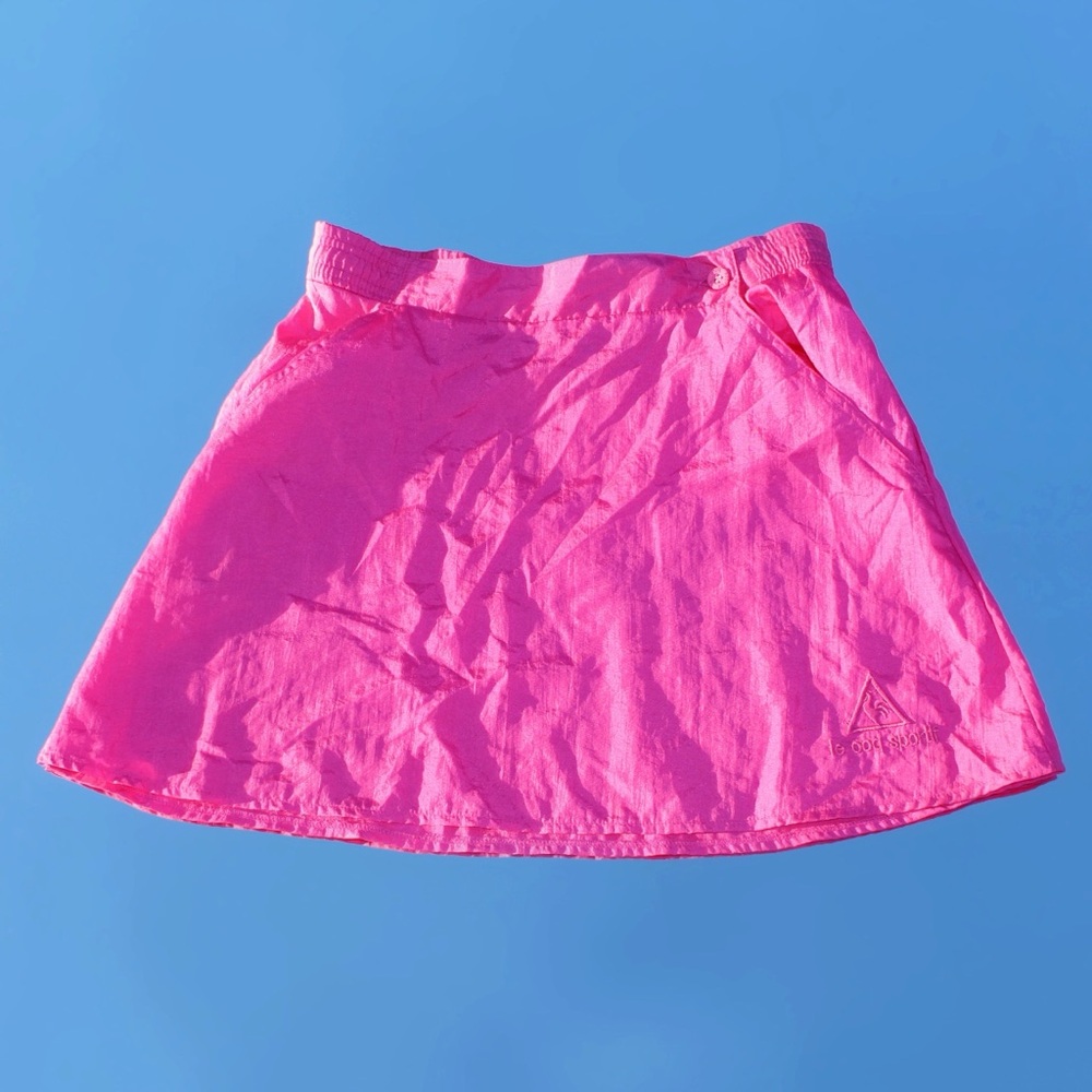 90s vintage, hot, pink tennis, mini skirt